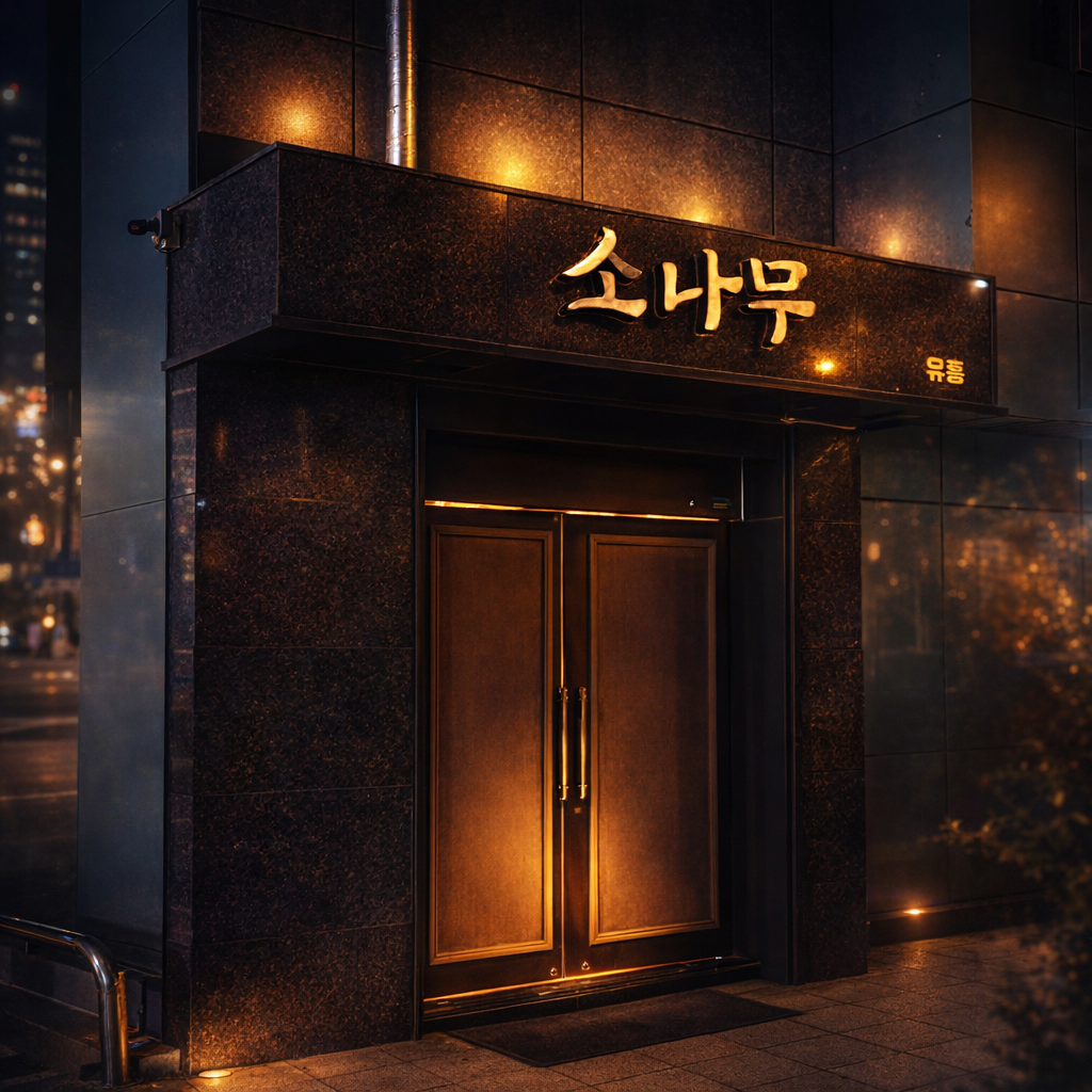강남 소나무 사진